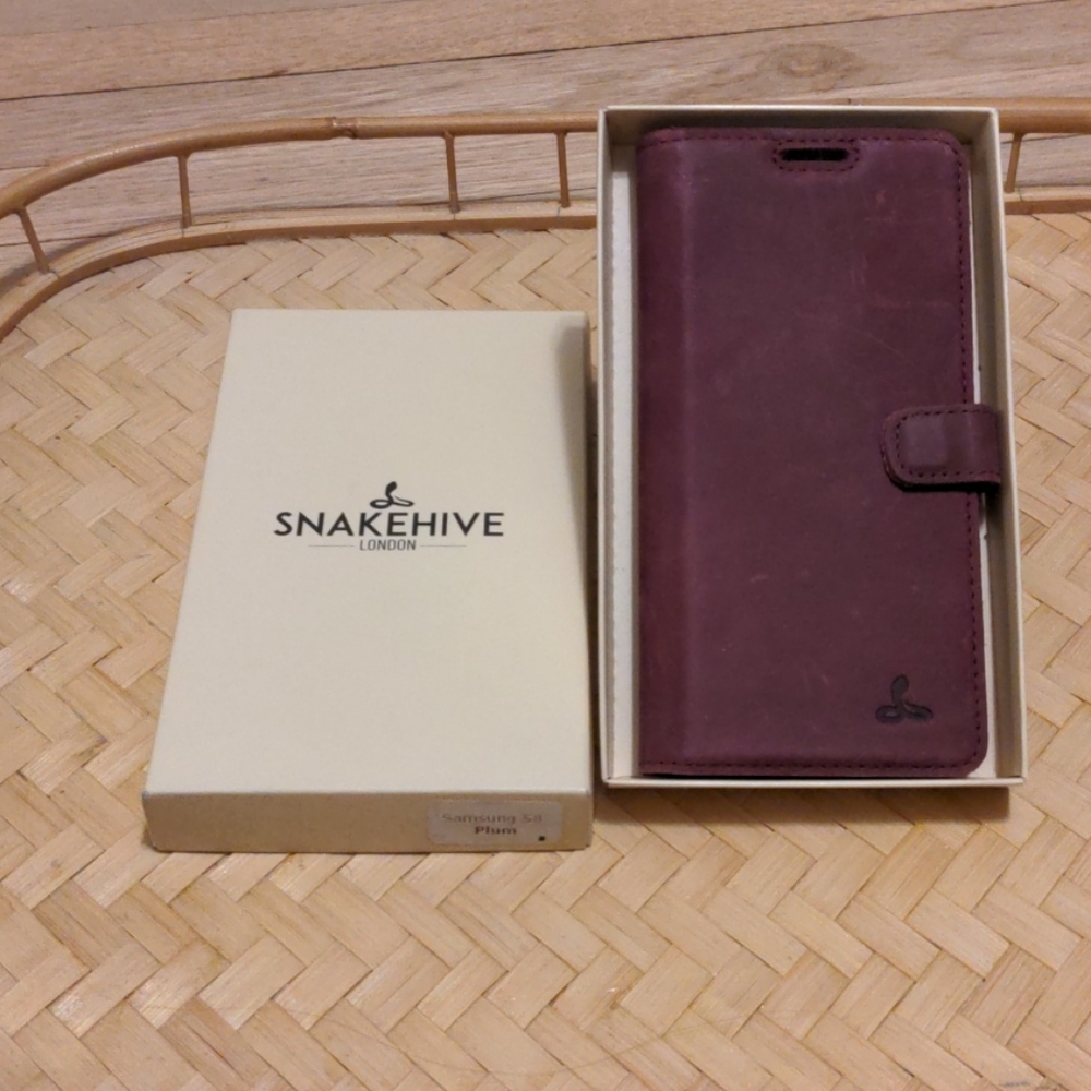 Samsung Galaxy S8 leather phone case